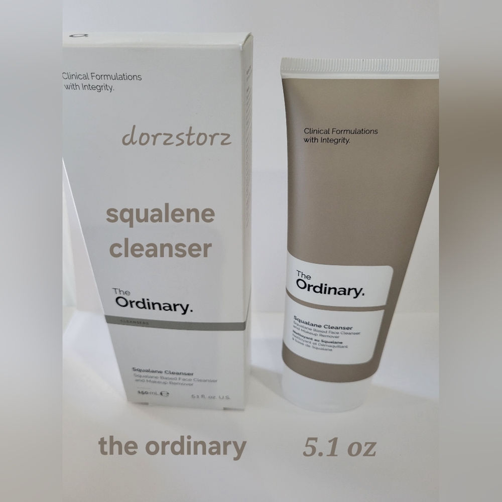 THE ORDINARY *Squalane Face Cleanser Face +Makeup Remover* / 5.1 oz / New in box